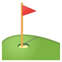 Flag in Hole emoji, Google, Android 2020