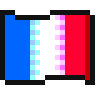 Flag: France emoji, SoftBank, J-Phone