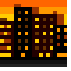 Cityscape at Dusk emoji, SoftBank, J-Phone