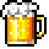 Beer Mug emoji, SoftBank, J-Phone