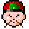 Person with Skullcap emoji, SoftBank, J-Phone
