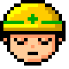 Construction Worker emoji, SoftBank, J-Phone