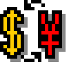 Currency Exchange emoji, SoftBank, J-Phone