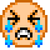 Loudly Crying Face emoji, SoftBank, J-Phone