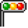 Horizontal Traffic Light emoji, SoftBank, J-Phone