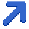 Up-right Arrow emoji, SoftBank, J-Phone