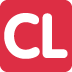 Cl Button emoji, Twitter / X, Twemoji 14