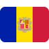Flag: Andorra emoji, Twitter / X, Twemoji 14