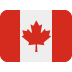Flag: Canada emoji, Twitter / X, Twemoji 14
