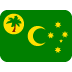 Flag: Cocos (Keeling) Islands emoji, Twitter / X, Twemoji 14