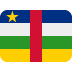 Flag: Central African Republic emoji, Twitter / X, Twemoji 14
