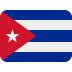 Flag: Cuba emoji, Twitter / X, Twemoji 14