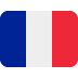 Flag: France emoji, Twitter / X, Twemoji 14