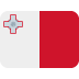 Flag: Malta emoji, Twitter / X, Twemoji 14