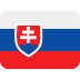 Flag: Slovakia emoji, Twitter / X, Twemoji 14