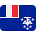 Flag: French Southern and Antarctic Lands emoji, Twitter / X, Twemoji 14
