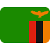 Flag: Zambia emoji, Twitter / X, Twemoji 14