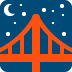 Bridge at Night emoji, Twitter / X, Twemoji 14