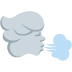 Wind Face emoji, Twitter / X, Twemoji 14