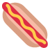 Hot Dog emoji, Twitter / X, Twemoji 14