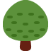 Deciduous Tree emoji, Twitter / X, Twemoji 14