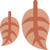 Fallen Leaf emoji, Twitter / X, Twemoji 14