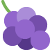 Grapes emoji, Twitter / X, Twemoji 14