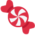 Candy emoji, Twitter / X, Twemoji 14