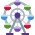 Ferris Wheel emoji, Twitter / X, Twemoji 14