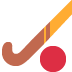 Field Hockey emoji, Twitter / X, Twemoji 14