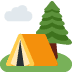 Camping emoji, Twitter / X, Twemoji 14