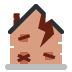 Derelict House emoji, Twitter / X, Twemoji 14