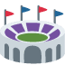 Stadium emoji, Twitter / X, Twemoji 14