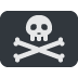 Pirate Flag emoji, Twitter / X, Twemoji 14