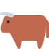 Ox emoji, Twitter / X, Twemoji 14