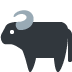 Water Buffalo emoji, Twitter / X, Twemoji 14