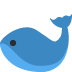 Whale emoji, Twitter / X, Twemoji 14