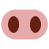 Pig Nose emoji, Twitter / X, Twemoji 14