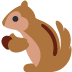 Chipmunk emoji, Twitter / X, Twemoji 14