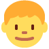 Boy emoji, Twitter / X, Twemoji 14