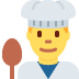 Man Cook emoji, Twitter / X, Twemoji 14
