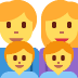 Family Man, Woman, Boy, Boy emoji, Twitter / X, Twemoji 14
