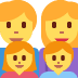 Family Man, Woman, Girl, Boy emoji, Twitter / X, Twemoji 14