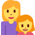 Family Woman, Girl emoji, Twitter / X, Twemoji 14