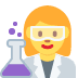 Woman Scientist emoji, Twitter / X, Twemoji 14