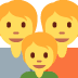 Family emoji, Twitter / X, Twemoji 14