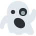 Ghost emoji, Twitter / X, Twemoji 14