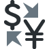 Currency Exchange emoji, Twitter / X, Twemoji 14