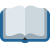 Open Book emoji, Twitter / X, Twemoji 14