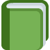 Green Book emoji, Twitter / X, Twemoji 14